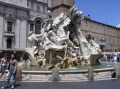 A msodik, azaz a Fontana dei Quattro Fiumi...